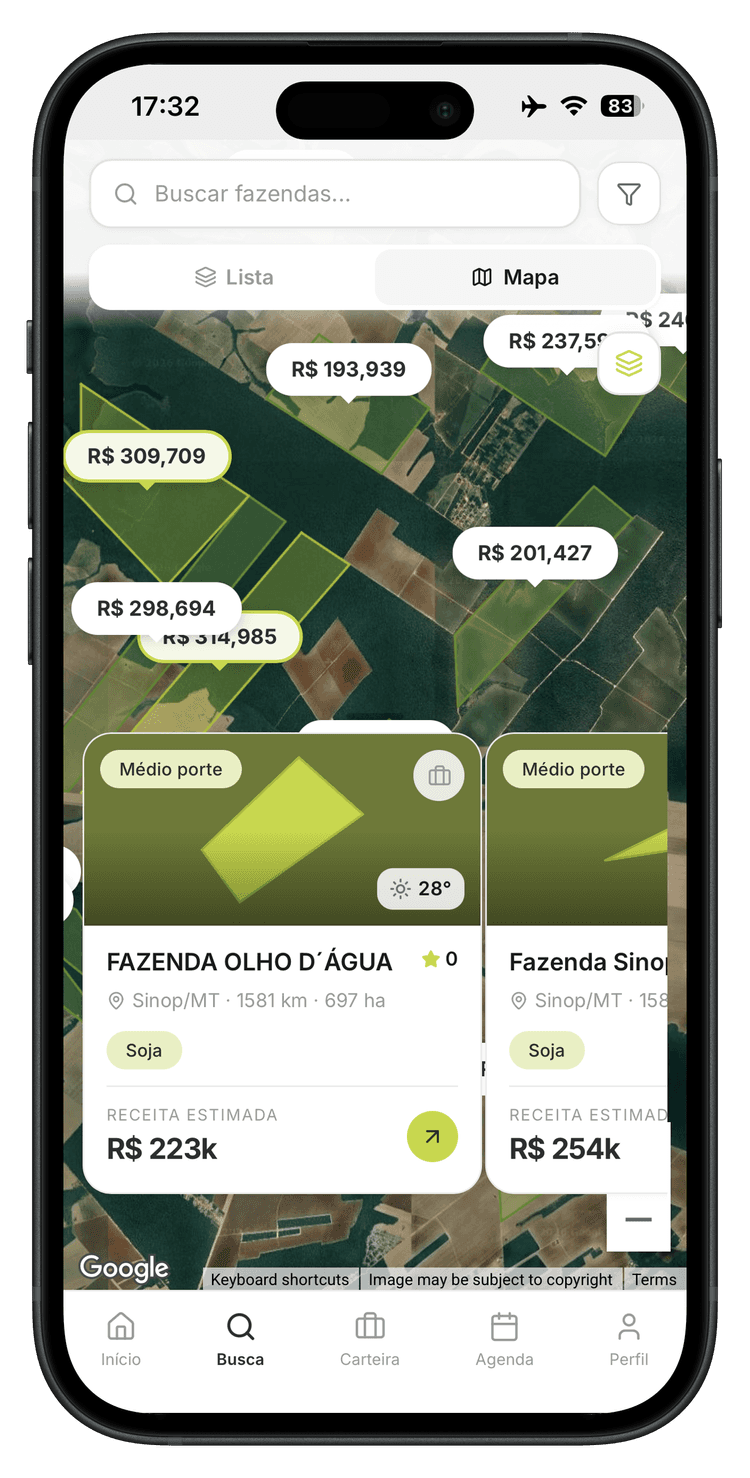 Busca com IA no Mapa